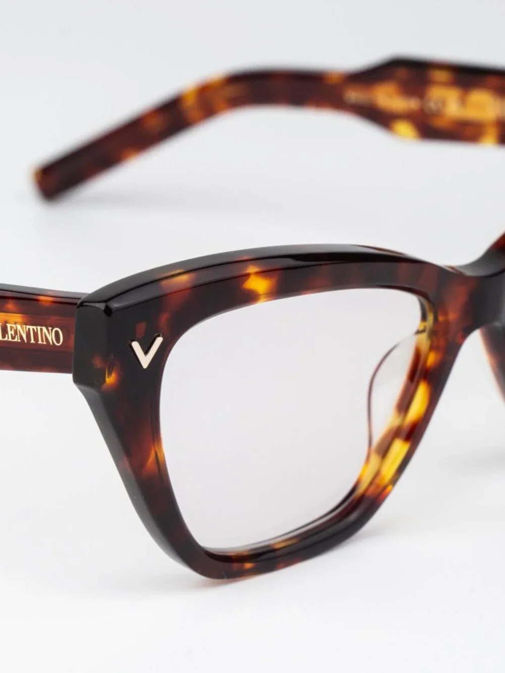 Valentino Women Eyeglasses Havana Cat Eye V-TALE VLX-140 B